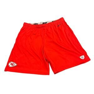 Nike Kansas City Chiefs Shorts Mens Red Training Gym Dri-Fit NFL Size XXL